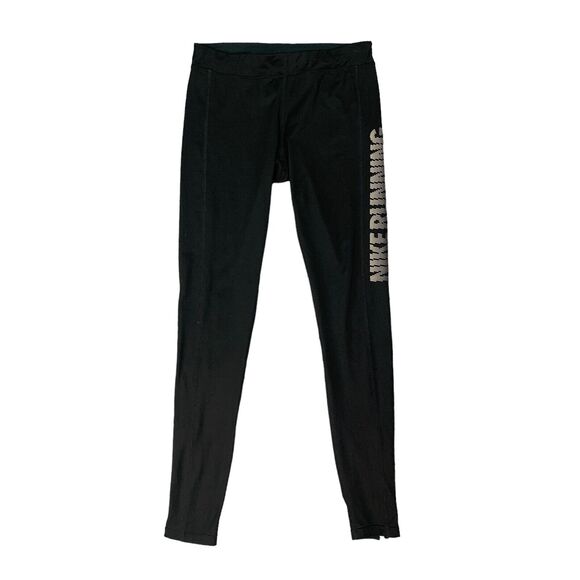 Nike Power Flash Essential Tight Women M Medium Ankle Zip Reflective Dri Fit - Picture 1 of 12